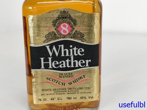 【古酒・未開栓】WHITE HEATHER ホワイトヘザー 特級 43％ 750ml スコッチウイスキー （1-4-2）の画像5