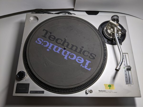 sl-1200mk2 technics テクニクス DJ 通電確認済み 在庫処分セールの画像1