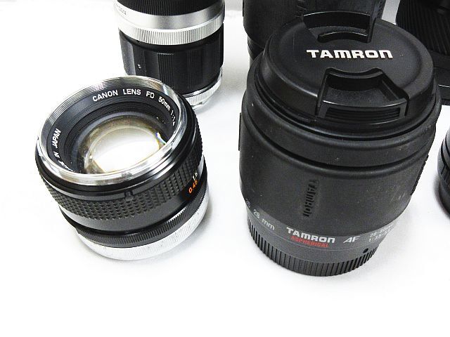 ■ ジャンク 動作未確認 現状品 カメラ レンズ レンズキャップ フィルター セット まとめ売り TAMRON MINOLTA CANON RICOH LUMIXの画像6
