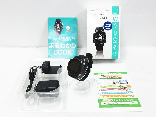 ■ 簡易動作のみ確認 ジャンク 朝日ゴルフ EAGLE VISION watch ACE EV-933 イーグルビジョン ゴルフ GPS ナビ ★2427の画像1