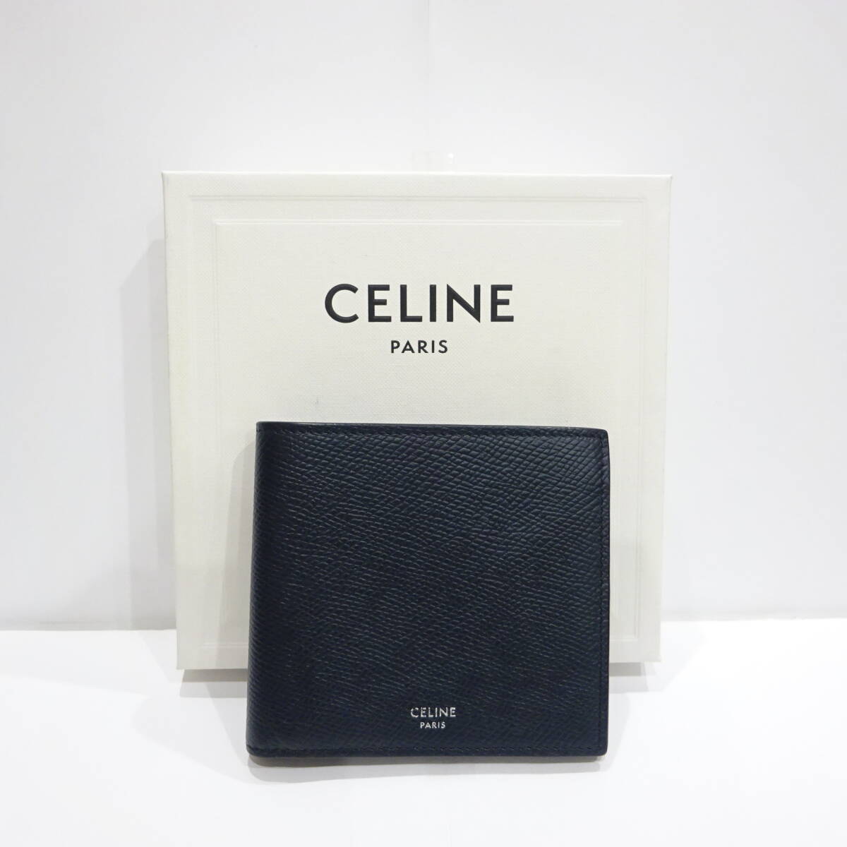 セリーヌ CELINE バイフォールド ウォレット 2つ折り 財布 レザー メンズ 