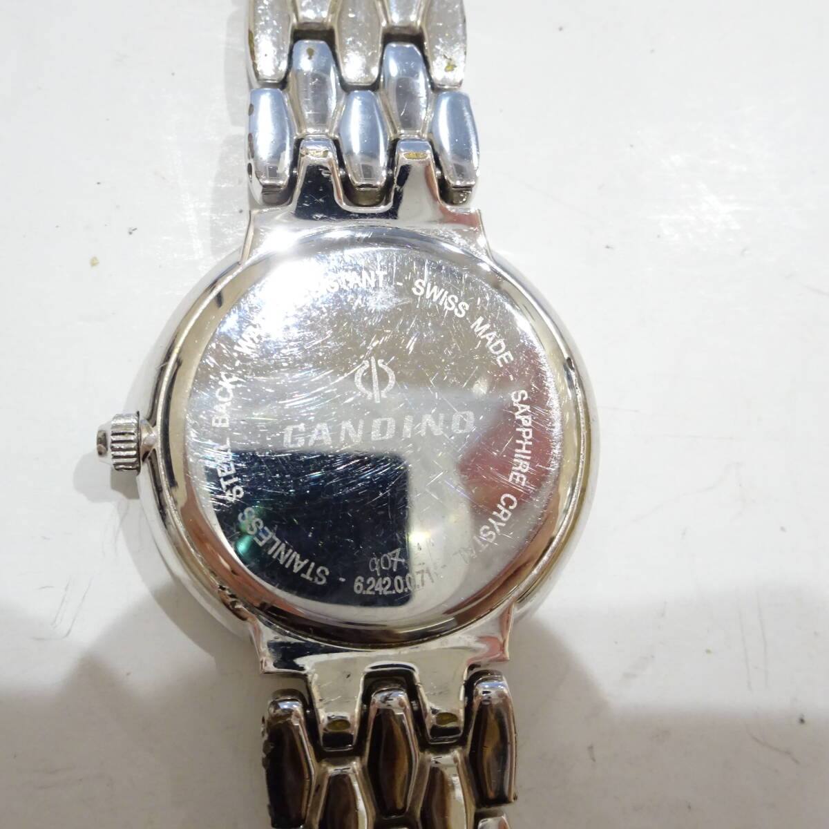 1円～ Candino sapphire キャンディーノ 腕時計 クォーツ レディース の画像3