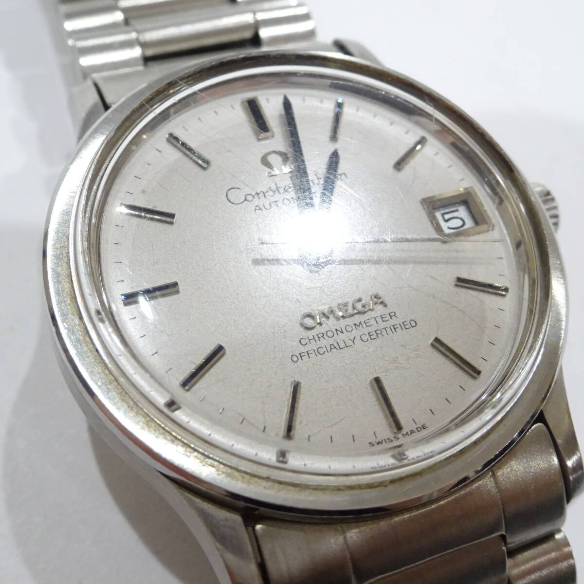 1円～ オメガ OMEGA Ω 自動巻き 腕時計 稼働品 コンステレーション constellation automatic オートマティック の画像3