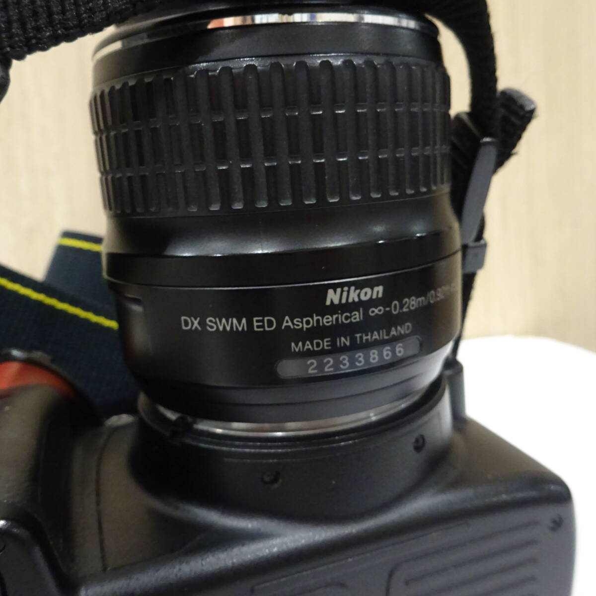 1円～ NIKON ニコン デジタル 一眼レフ カメラ D40 AF S DX Zoom NIKKOR 18-55mm ブラック 黒 現状品の画像7