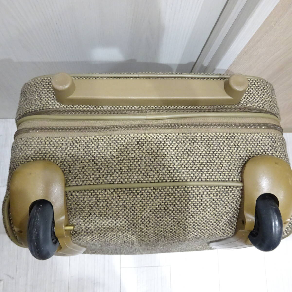 1 jpy ~ hartmann Heart man suitcase Carry case traveling bag trunk tweed leather 