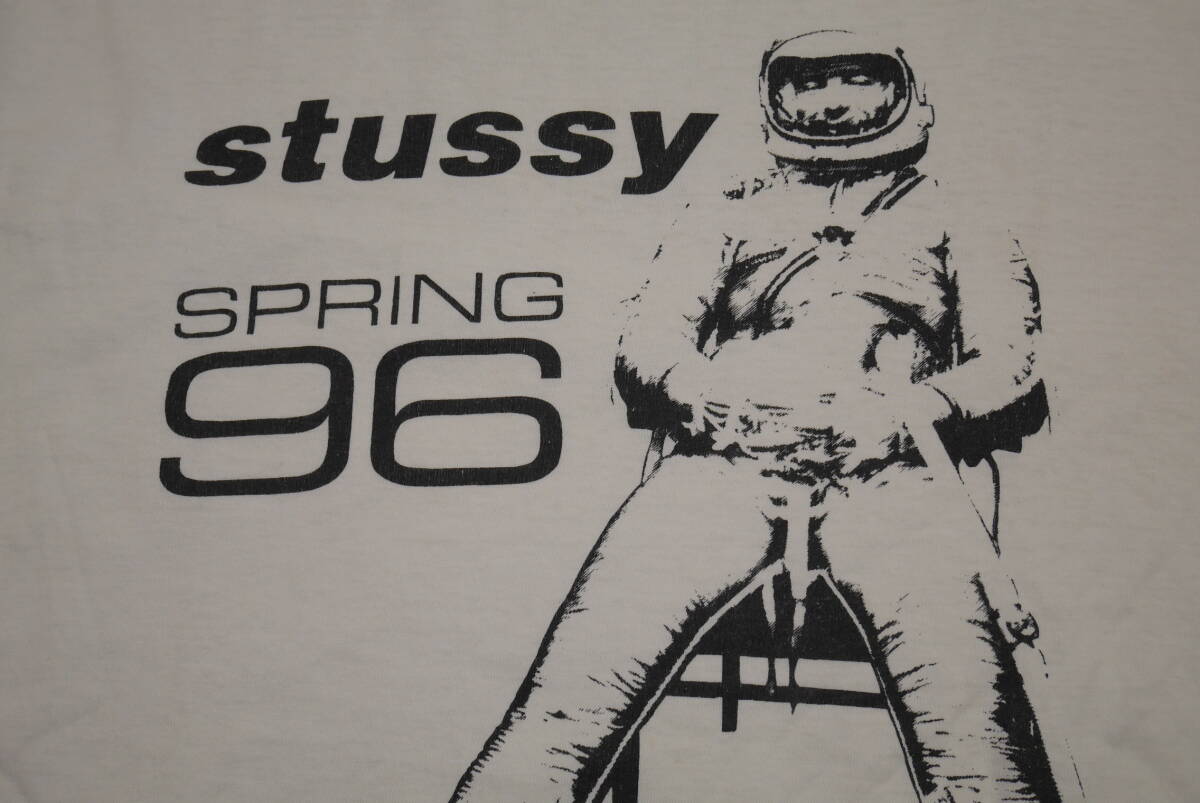 本物 オリジナル OLD STUSSY 25周年 2005年 宇宙飛行士 アストロノーツ Tシャツ サイズXLの画像4