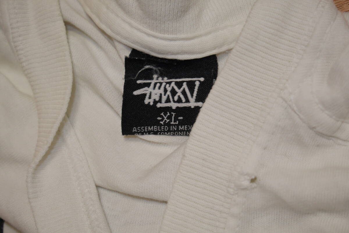 本物 オリジナル OLD STUSSY 25周年 2005年 宇宙飛行士 アストロノーツ Tシャツ サイズXLの画像6