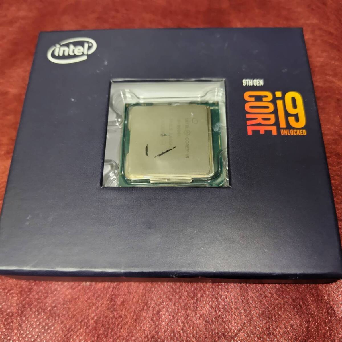 core i 9 9900K operation not yet verification junk treatment 