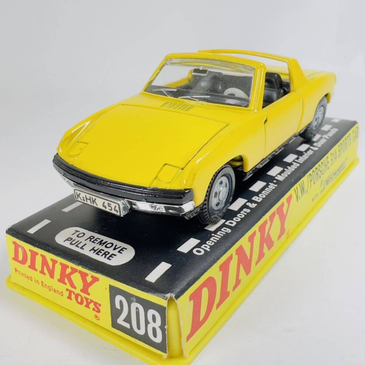 DINKY TOYS 1/43 ディンキートイズ フォルクスワーゲン ポルシェ914 スポーツカーの画像1