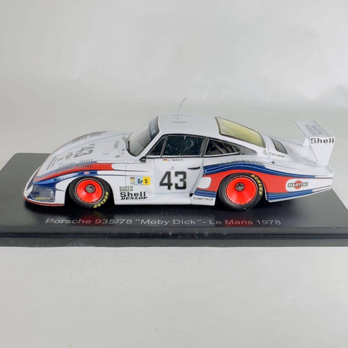 1/43 スパーク ポルシェ 935/78 Moby Dick No.43 Le Mans 1978 M. Schurti - R. Stommelenの画像2