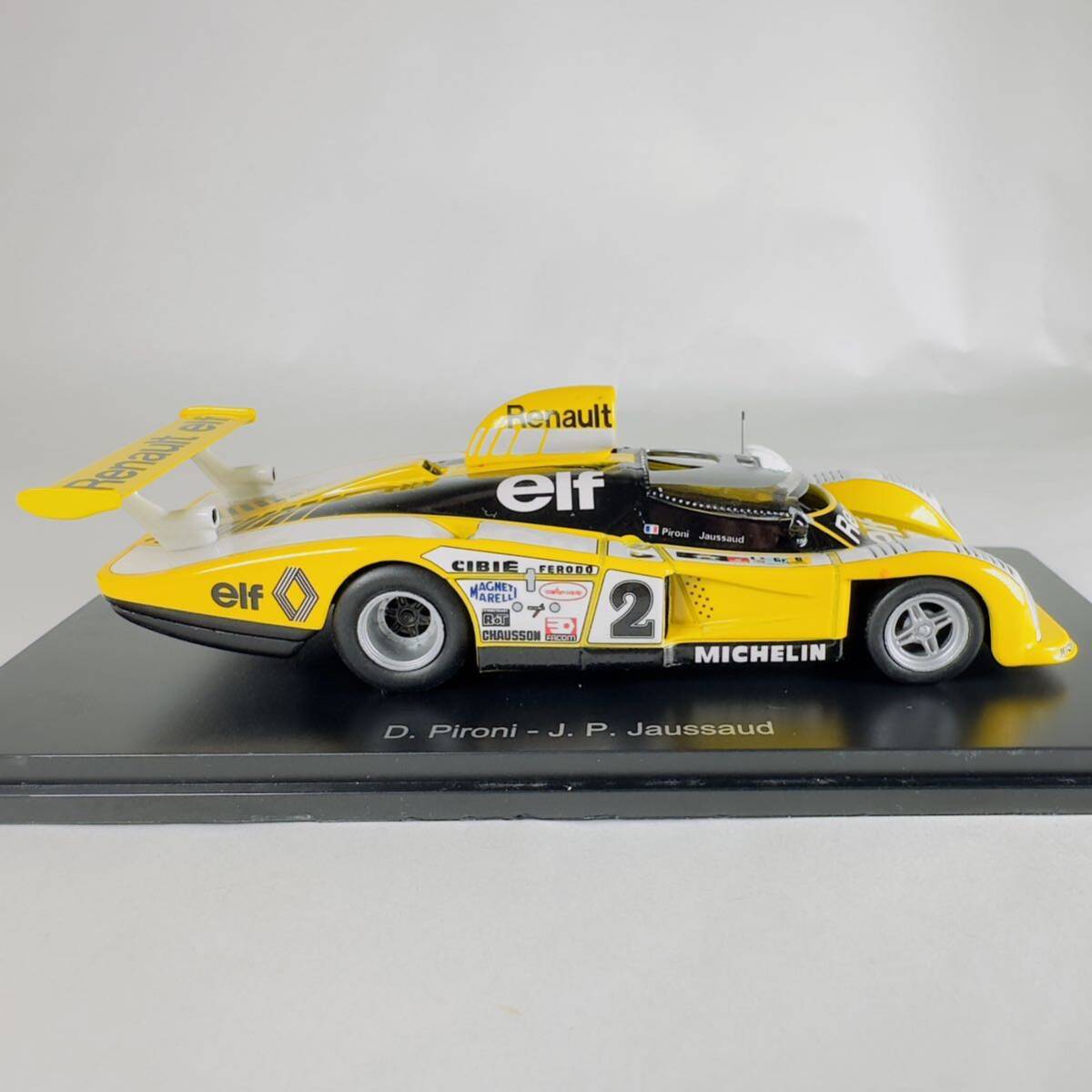 1/43 スパーク RENAULT ALPINE A442B - Winner Le Mans '1978 ルノー アルピーヌ ミニカーの画像4