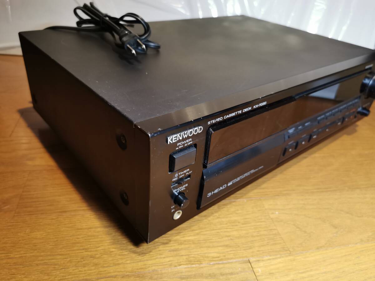 KENWOOD 3ヘッド カセットデッキ KX-7030　