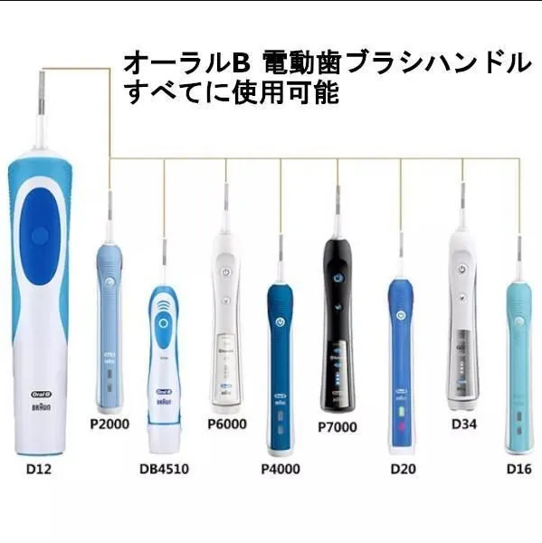 16本　ブラウン　オーラルビー　オーラルB　電動歯ブラシ　替えブラシ　互換ブラシ　BRAUN Oral-B_画像3