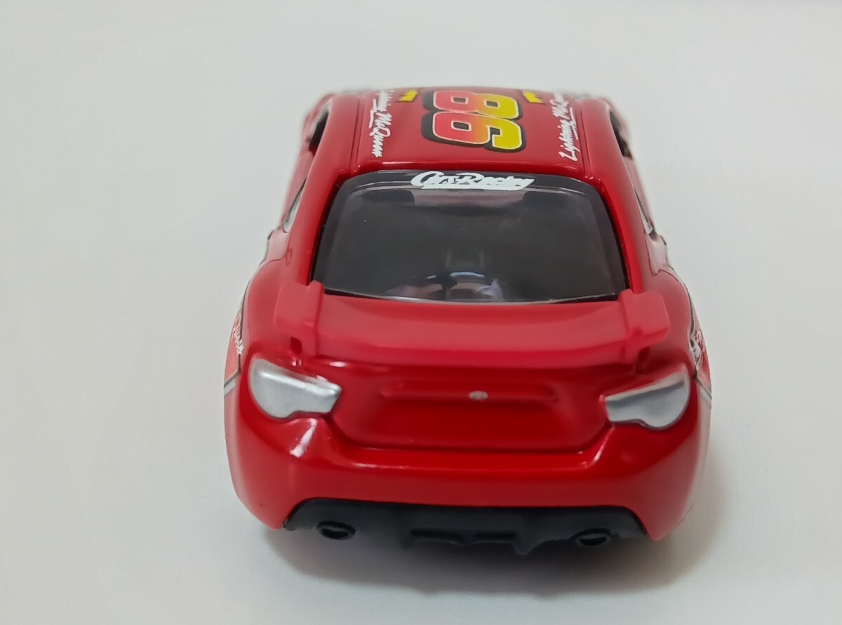 トミカ ハチロク 【二次加工品】 ① (全3種) Lightning McQueen Version( ライトニング マックィーン バージョン ) 赤色　86 トヨタ_画像5