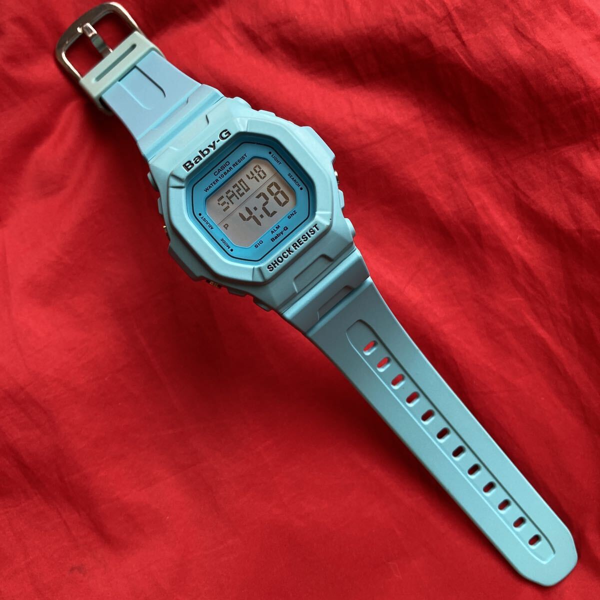 ☆★即決有★☆限定 青スピード Baby-G BG-5601 鮮やかなブルー色 Baby-G CASIO 腕時計 Baby-G 青色 カシオ デジタル腕時計 ベビーG ☆★_画像2