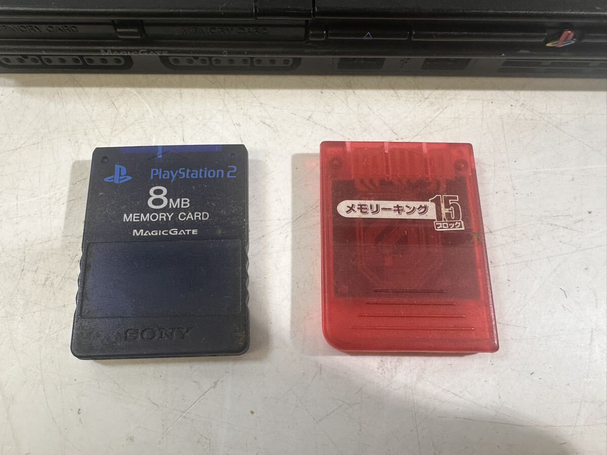 【中古】SONY SCPH-77000 PS2 メモリーカードセット 本体の画像4