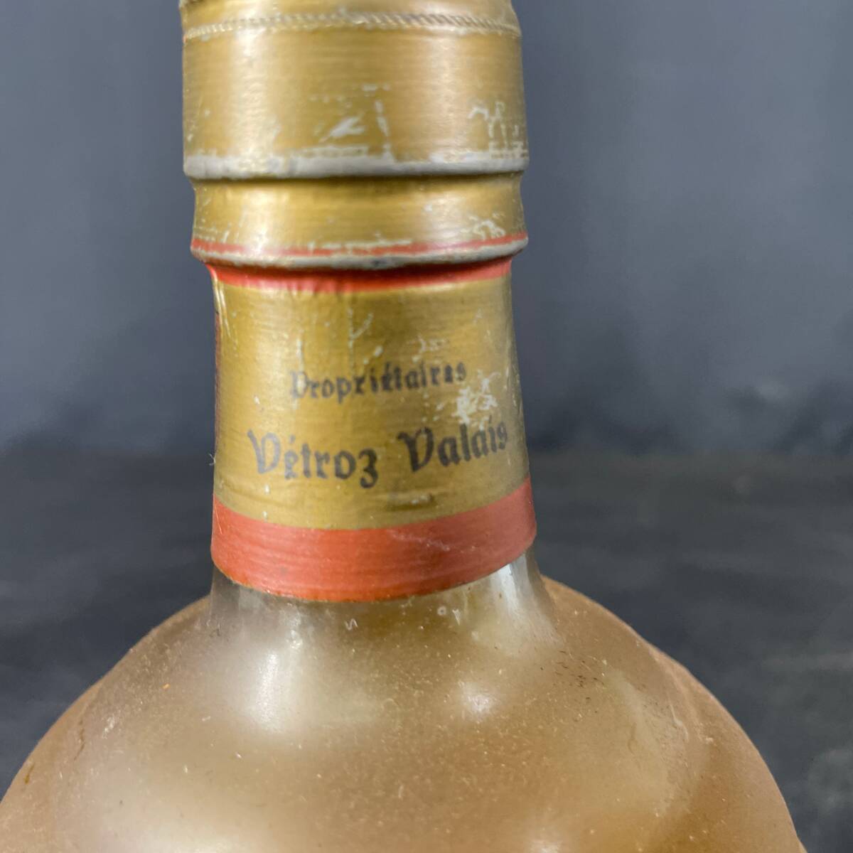 古酒 未開栓 長期保管品 お酒 アルコール Le Bon Pere William ボン ペール ウイリアム 洋梨ブランデー /u24の画像3