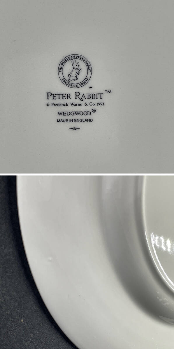 ブランド 洋食器 ウェッジウッド ピーターラビット PETER RABBIT WEDGWOOD /MADE IN ENGLAND/ おそらく未使用 長期保管品 /t88_画像10