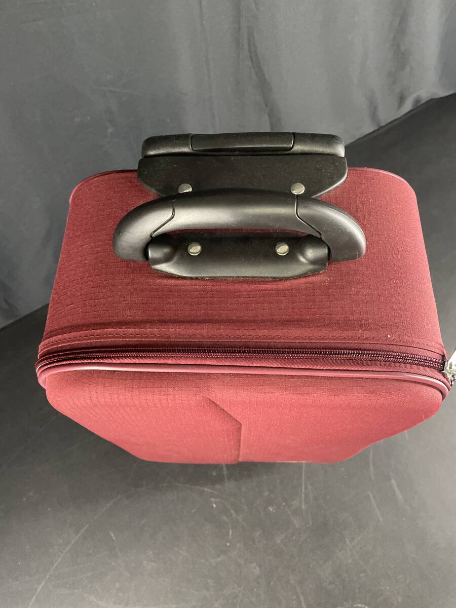 中古 ジェットエース JET ACE キャリーケース スーツケース 布製 鍵付き 旅行カバン 鞄 キャリーバッグ トラベル /s79の画像3