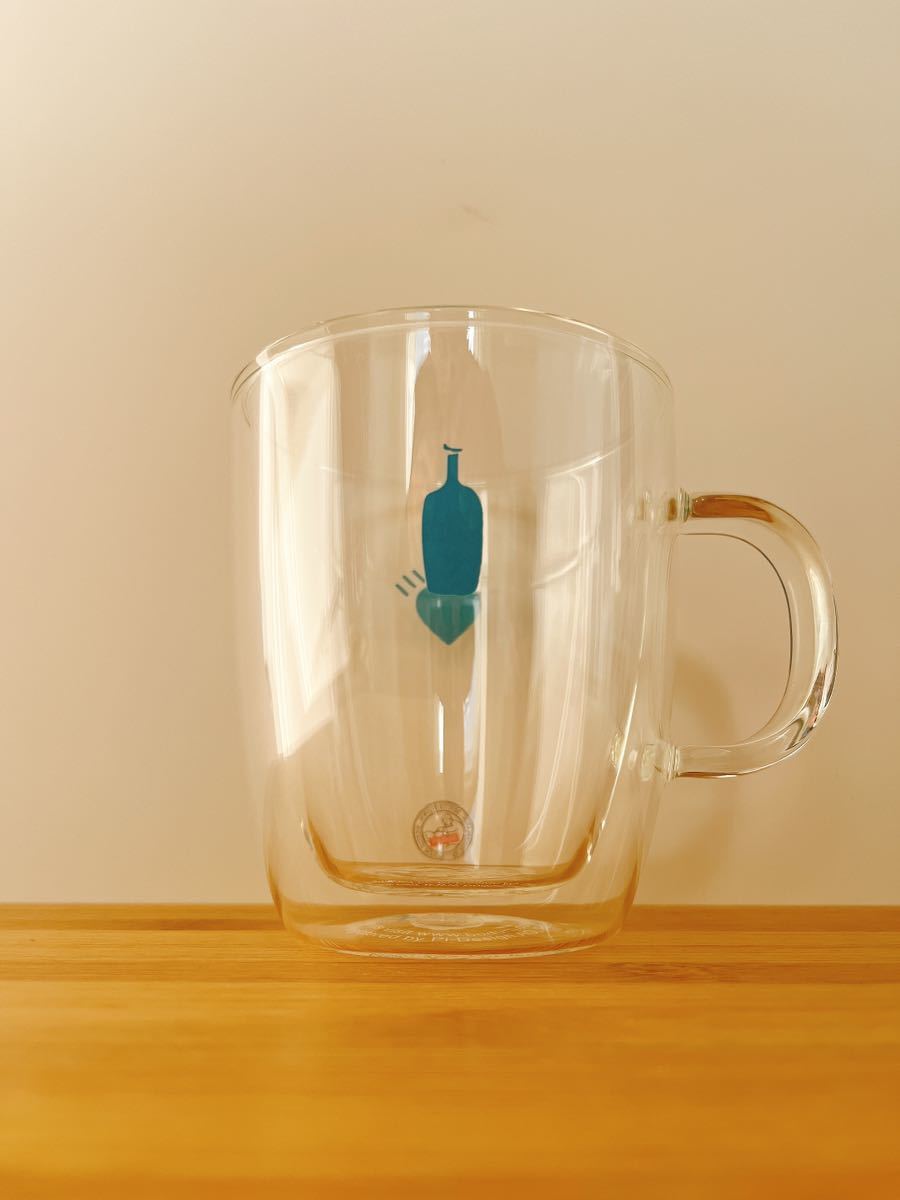 HUMAN MADE ヒューマンメイド Blue Bottle ブルーボトル DOUBLE WALL ダブルウォールグラス GLASS MUG NIGO マグカップ 新品未使用品の画像1