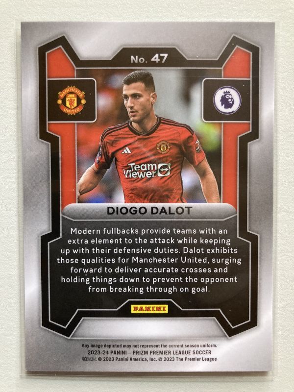 2023-24 Panini Prizm Premier League Diogo Dalot_画像2