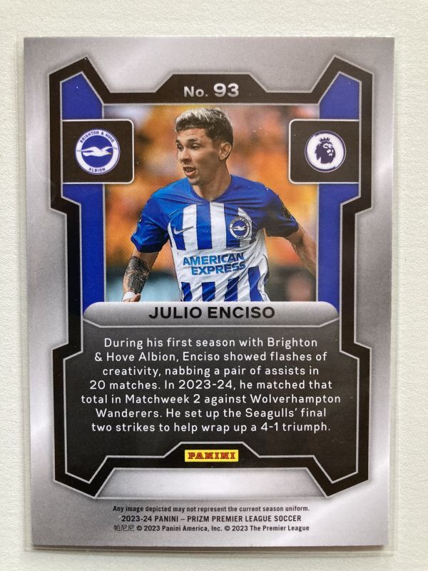 2023-24 Panini Prizm Premier League Julio Enciso_画像2