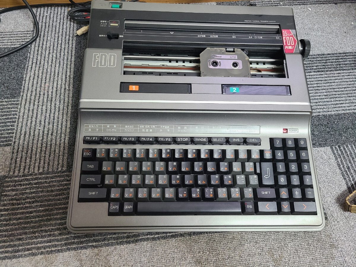 National ナショナル パーソナルコンピュータ FS-4700F MSX2 ワープロ パソコン_画像2