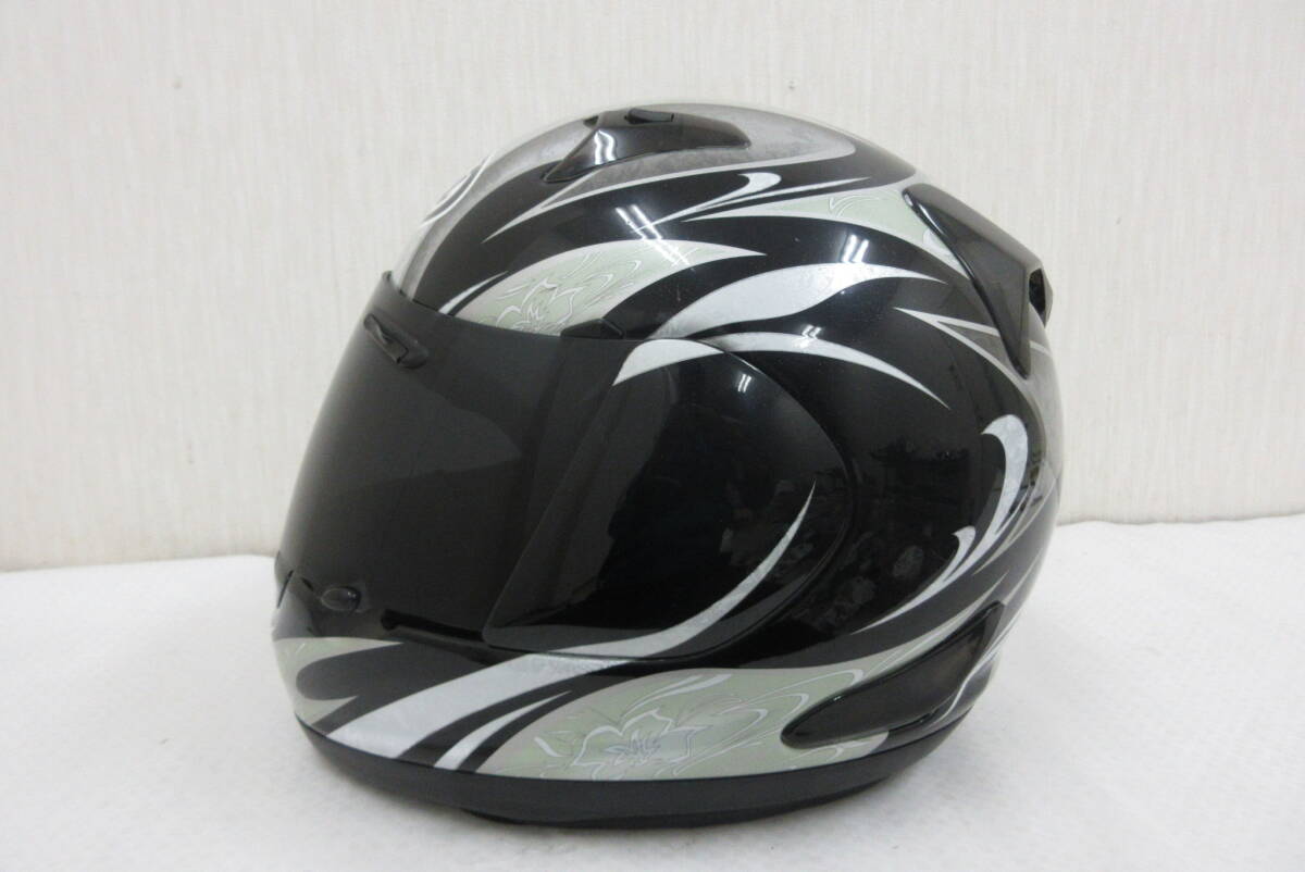 ☆送料0円☆Arai アライ フルフェイスヘルメット Astro IQ 【ブラックシルバー】 57～58cm *659の画像9