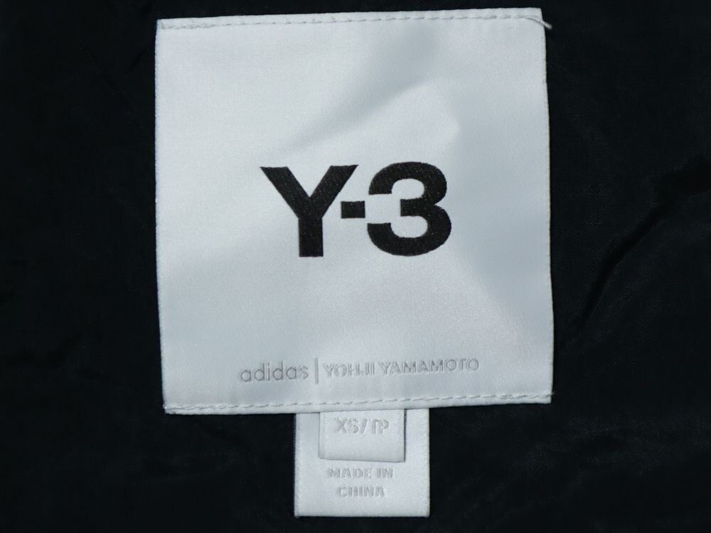 Y-3 ワイスリー ブルゾン GV6045 CH3 Sanded Cupro Bomber Jacket 黒 ブラック ジップアップ ジャケット XS 大きめ！ Mサイズ程度の画像5