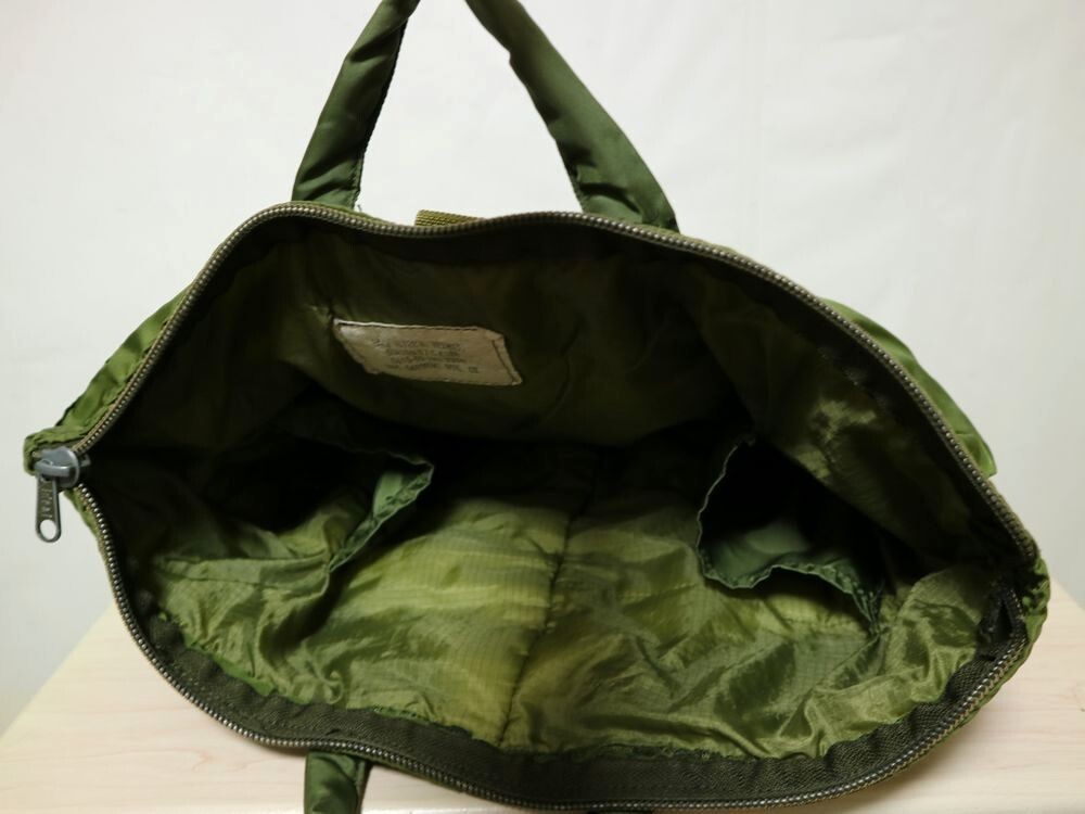 1987 year Vintage the US armed forces the truth thing helmet bag military rice Air Force USAF helmet bag / flight jacket 