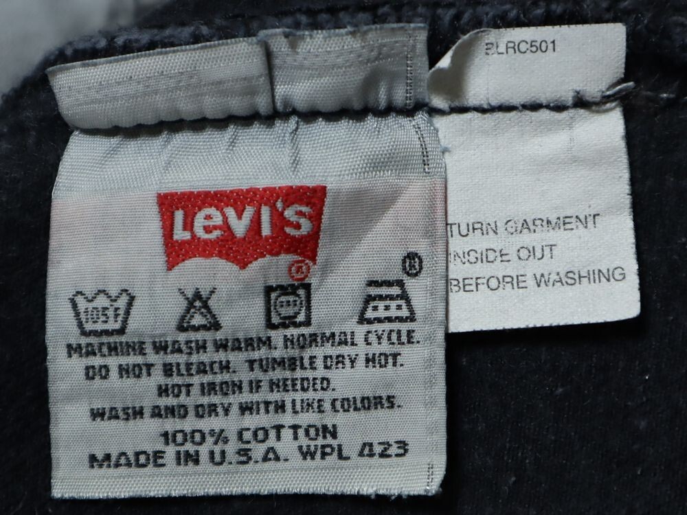 1999年 USA製 Levi's 501 6501-0660 ビンテージ 90s リーバイス デニム パンツ 後染め ブラック 黒 W30 ジーンズ アメリカ製 米国製 //_画像7
