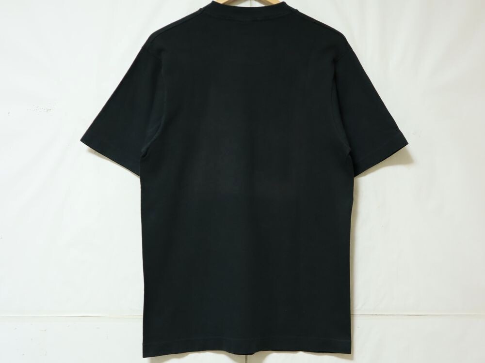 80s 90s USA製 Papillon Prod Paris ビンテージ アート 半袖 Tシャツ US- M サイズ ブラック 黒 // LA ドット フラクタル 幾何学 柄の画像3