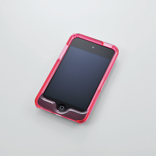  no. 4 generation *2010 iPod touch4 hard case * clear pink *