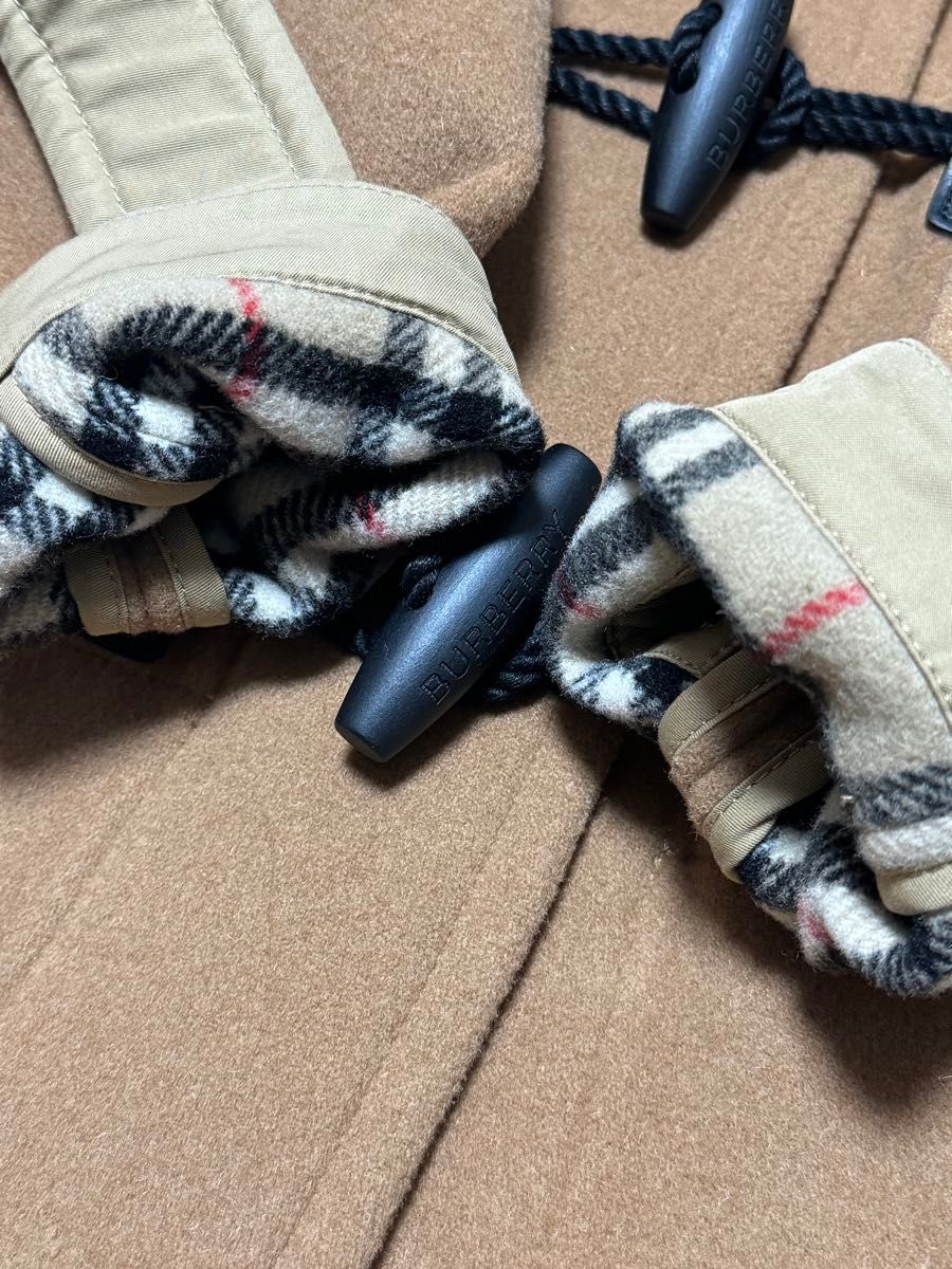 極美品】バーバリー 現行 ダッフルコート 裏地総ノバチェック L 極美品】バーバリー 現行 ダッフルコート 裏地総ノバチェック L