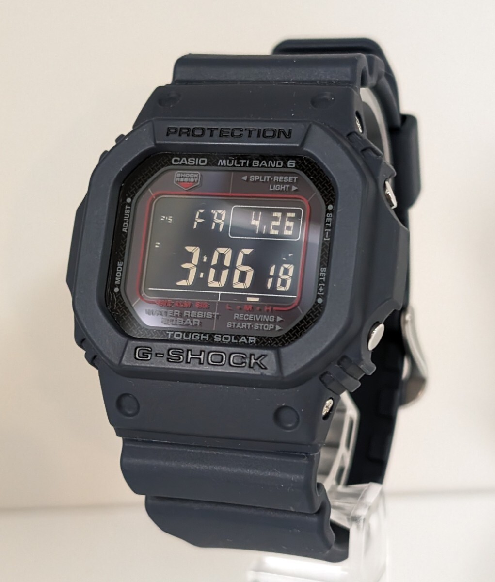 a送料無料CASIOカシオG-SHOCK動作品GW-M5610U電波ソーラーまずまず良品メンズ腕時計ネイビーかんたんな清掃済Gショック売切りタフソーラー_人気モデルになります。