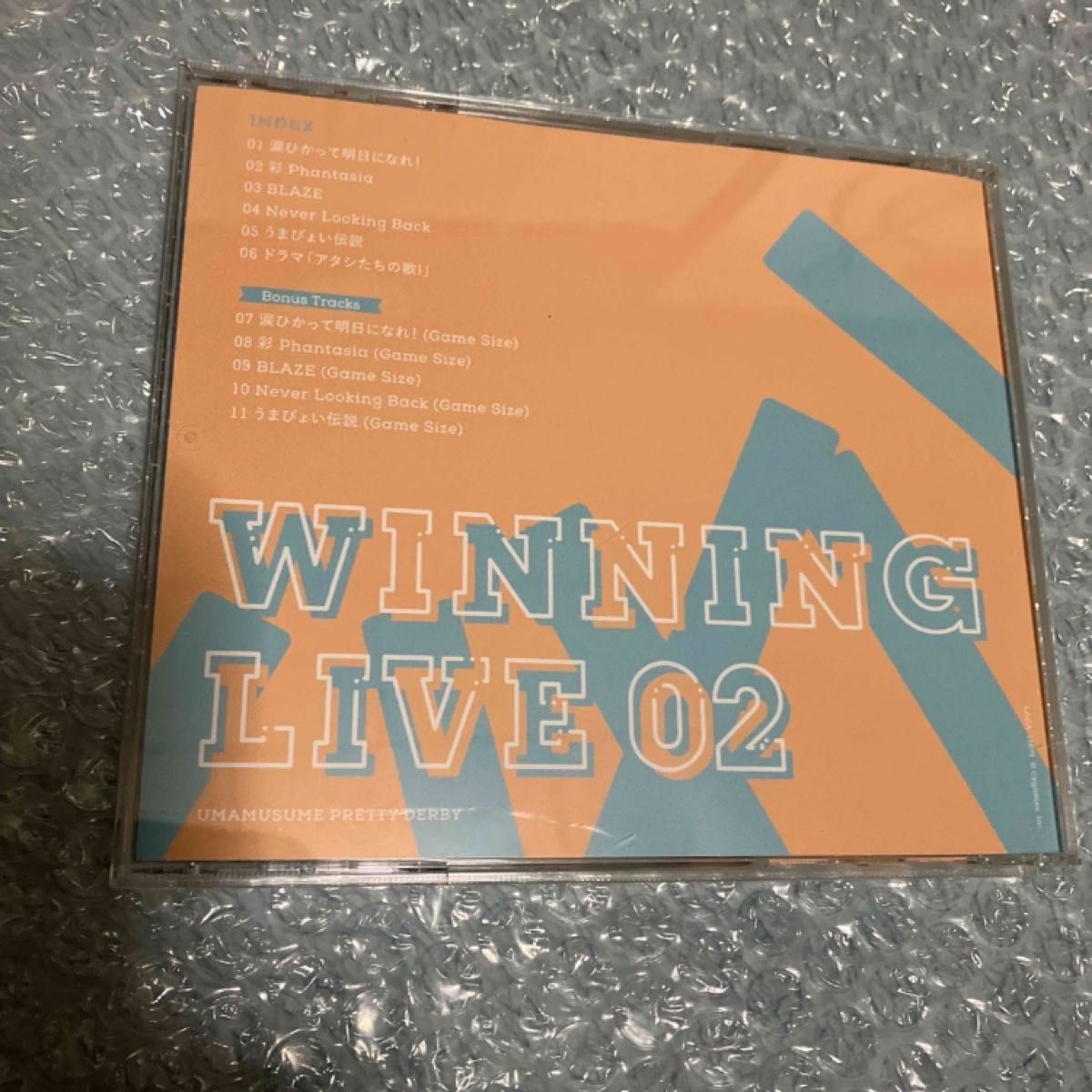 ウマ娘　プリティーダービー　WINNING LIVE 02 CD アルバム