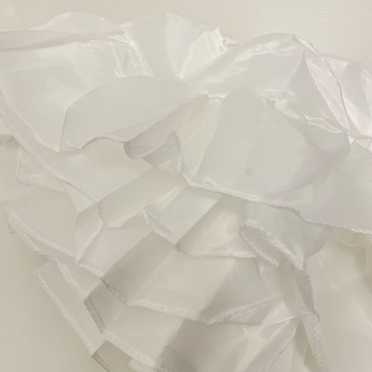パニエ ホワイト コスプレ ロリータ ボリューム 衣装 スカート 白 フリル ウエディング ドレス ボリュームアップ ブライダル