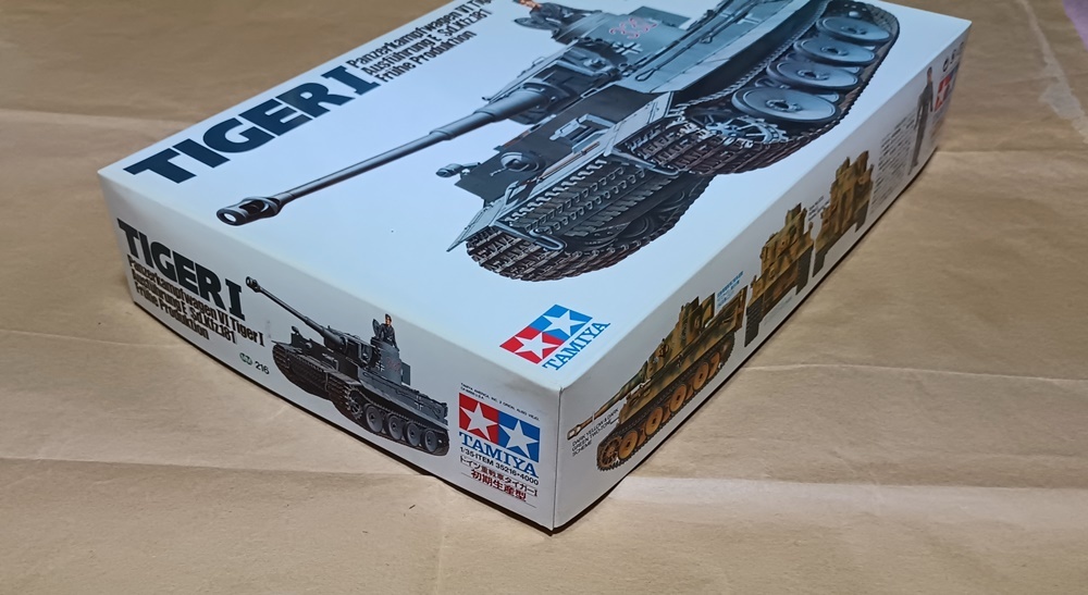 未組立【タミヤ MM 35216 1/35 ドイツ重戦車 タイガーI 初期生産型】ティーガー◆ハッピータイガー/ヴィットマン/カリウス_画像2