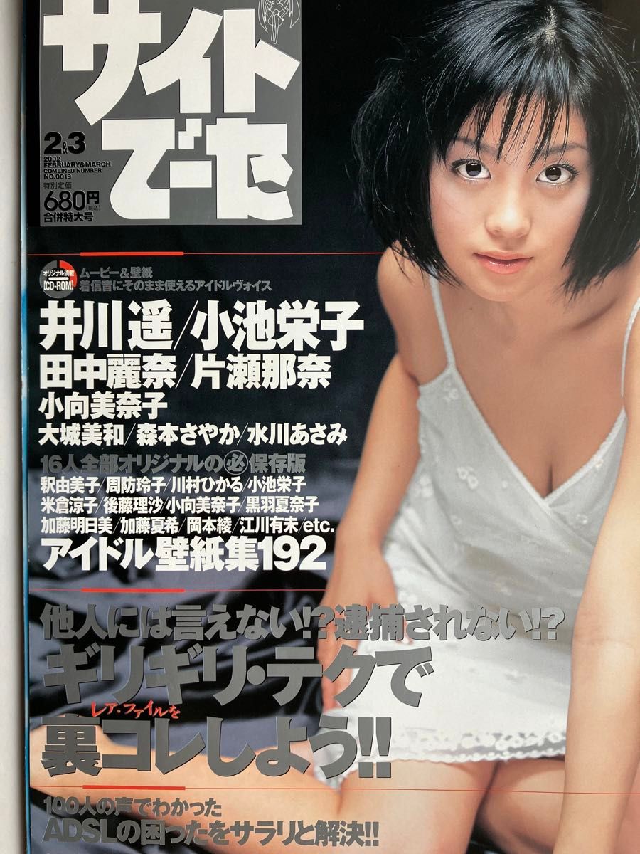 小池栄子　片瀬那奈　水川あさみ　小向美奈子　大城美和　森本さやか　中古雑誌　グラビア抜粋　サイトでーた