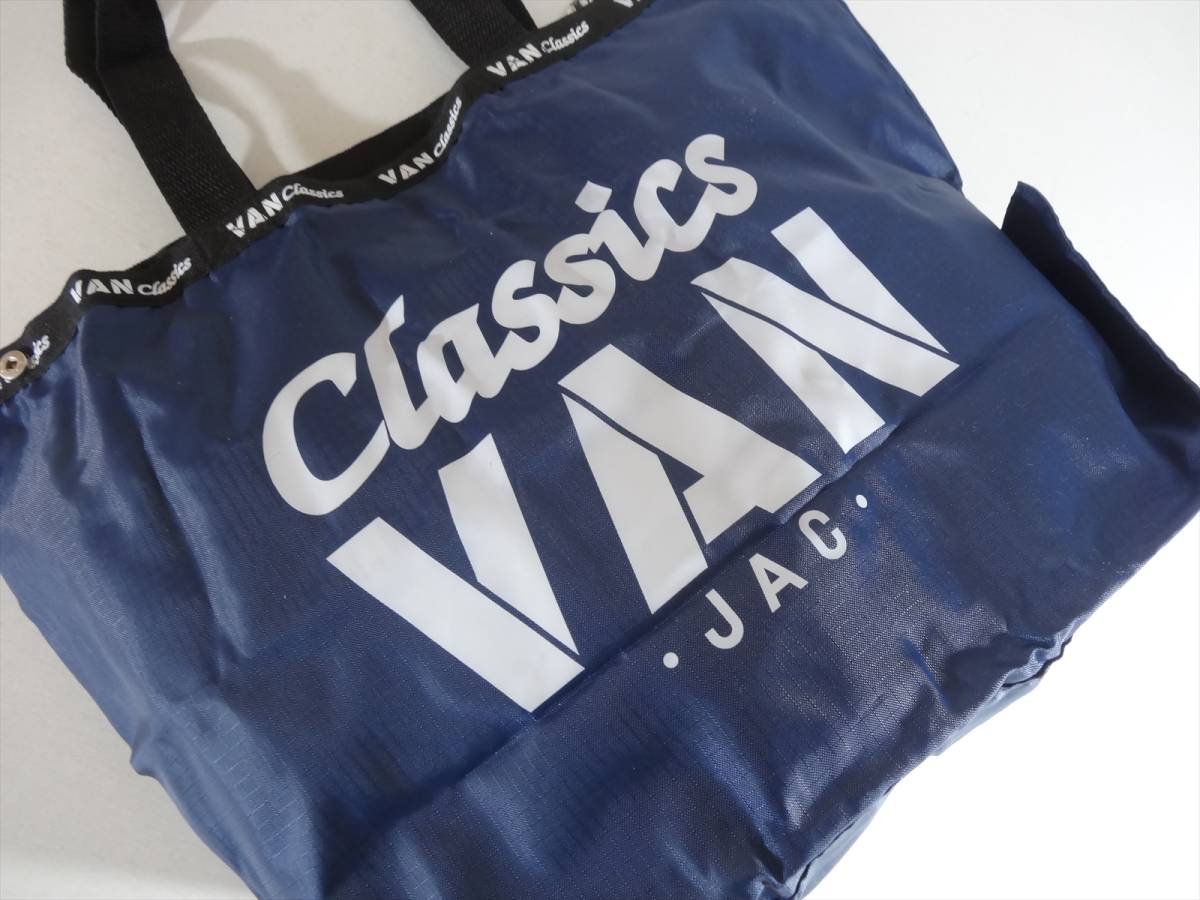 ★送料無料!! VAN JACKET Classics ヴァンヂャケット 折り畳みポケッタブルトートバック★ _画像9