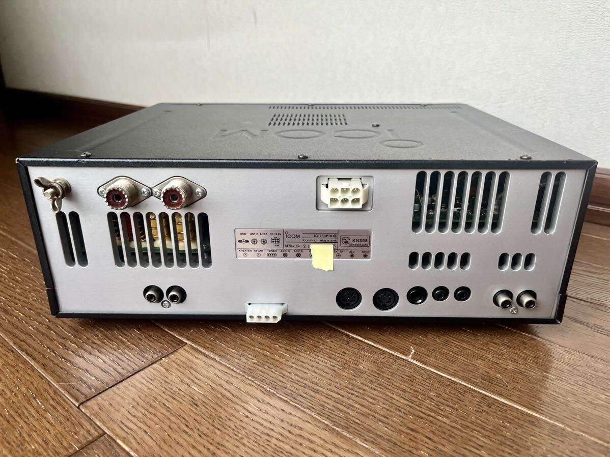 【動作不良ジャンク品】 ICOM IC-756PROII IC-756PRO2_リア側