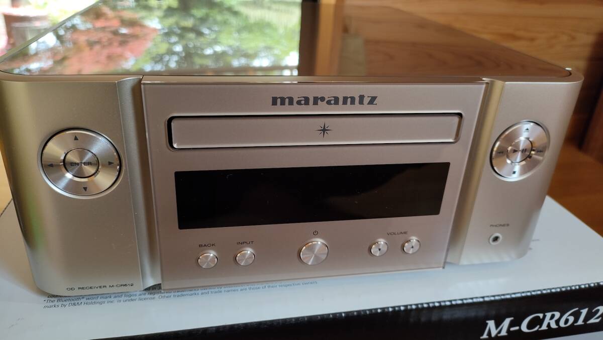 マランツ Marantz M-CR612 CDレシーバー M-CR612/FN 美中古 シルバーゴールド