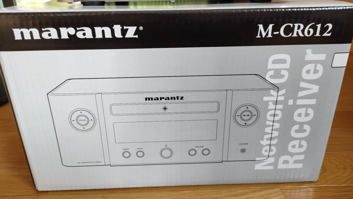 マランツ Marantz M-CR612 CDレシーバー M-CR612/FN 美中古 シルバーゴールド