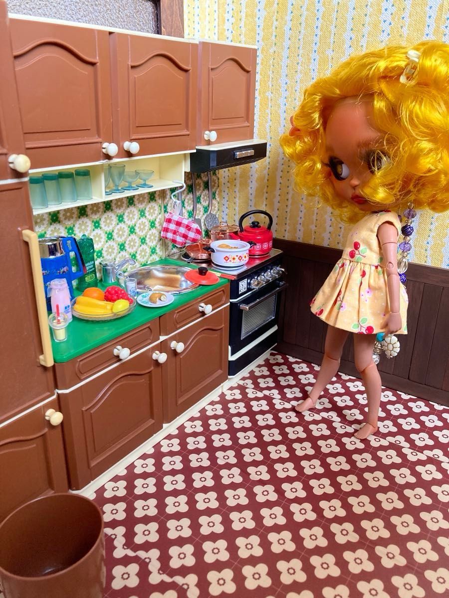 キッチンユニットヴィンテージオランダシンディちゃん1/6ドール キッチンユニットヴィンテージオランダシンディちゃん1/6ドール