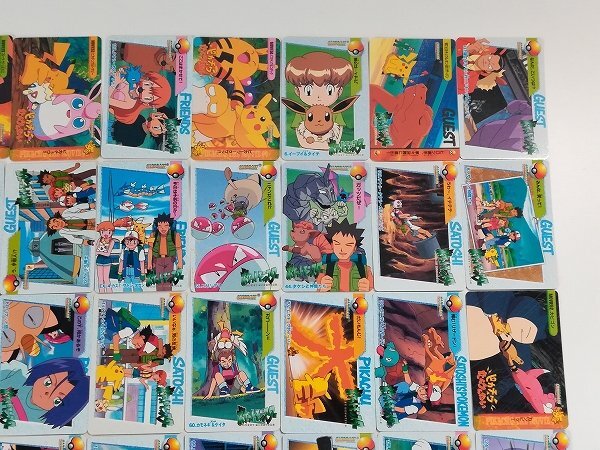 sA083q [当時物] バンダイ カードダス ポケットモンスター アニメコレクション ノーマルカードまとめ 計50枚の画像4