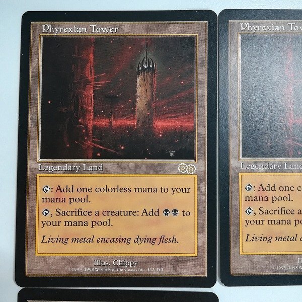 sB373o [人気] MTG ファイレクシアの塔 Phyrexian Tower ウルザズ・サーガ USG 英語版 計3枚の画像3