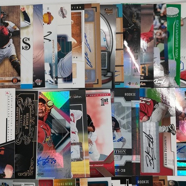 sB378t [大量] スポーツカード 野球 直筆サインカードまとめ 100枚以上 BBM topps UpperDeck PANINI 他の画像5