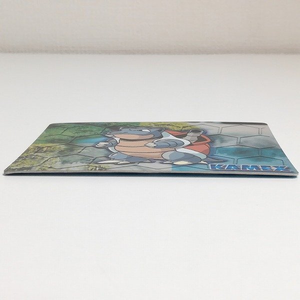 sB460o [人気] 明治 ポケモンチョコスナック 立体メタリック ゲットカードスーパーコレクション カメックス | トレカの画像5