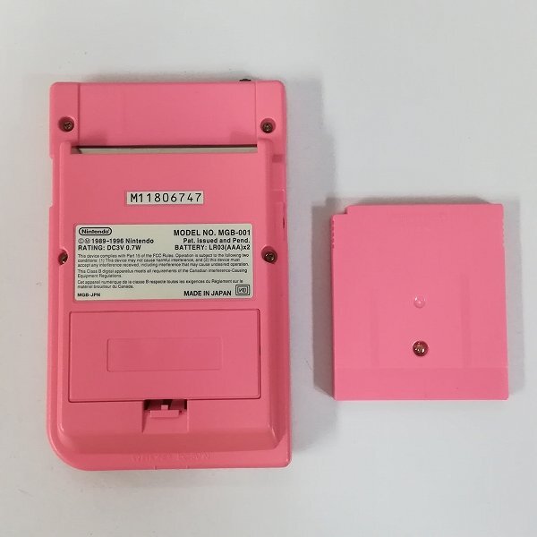 gL274a [箱説有] GBP ゲームで発見!! たまごっち ピンクのTAMAGOTCH セット ゲームボーイポケット 本体同梱 | Xの画像6