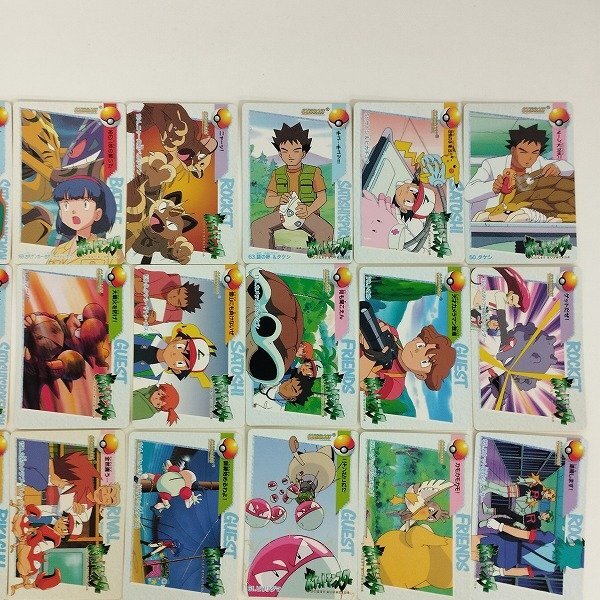 sC694q [当時物] バンダイ カードダス ポケットモンスター アニメコレクション ノーマルカードまとめ 計50枚_画像4